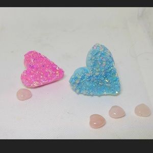 Natural Aura Cluster hearts